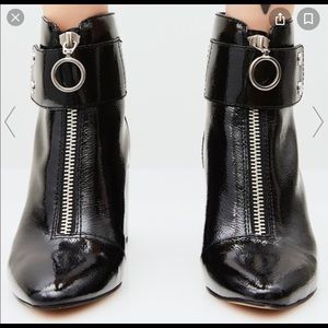 Dolce Vita Varra Patent Leather Ankle Boots